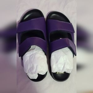 Purple sandals